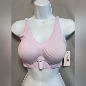 Secret Treasures Women's Wirefree Bonded‎ Lounge Bra Purple Sz Small NWT